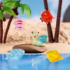 Luminoso Plano Mini Animais Sapato Encantos Flor Fluorescência Resina Marinhos Decoração Acessórios Caso Do Telefone DIY