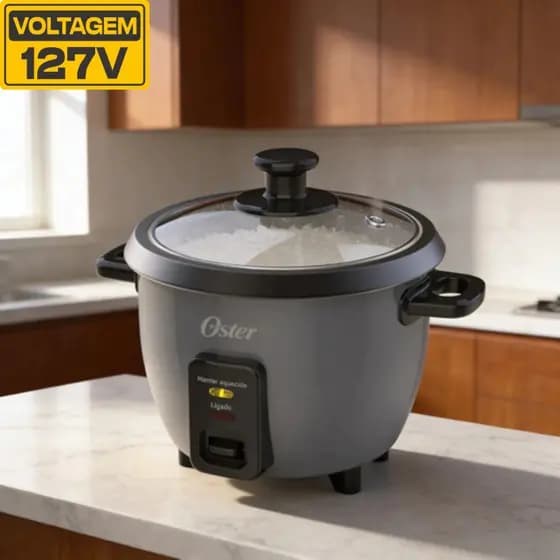 Panela Elétrica de Arroz Oster Grafite PAN306 127V