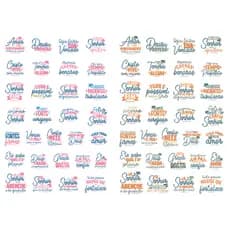120 Adesivos Scrapbook Planner Versículos Bíblicos Jesus