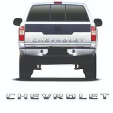 Adesivo Faixa Tampa Traseira Chevrolet S10 2009 Acima Grafite