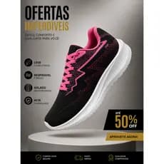 Tênis SNEEKS Feminino para Uso Diário Treino Academia Caminhada Prático e Estiloso Super Promoção