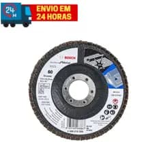 Disco de Lixa Flap 4.1/2" Grão 60 Bosch Metal