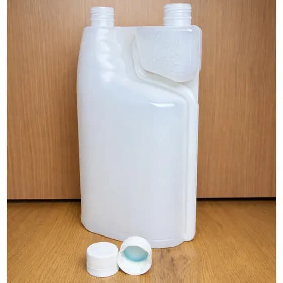 Frasco Duplo Aplicador Dosador 1 Litro Medidor 80ml 01 Unidades