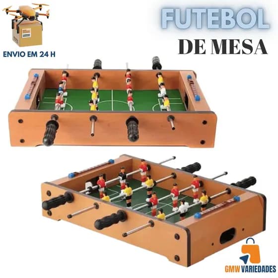 Futebol De Mesa - Pebolim - Reforçada Com Bolas E Placar Mesa De Pebolim