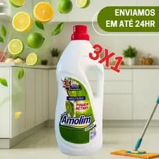 Multiuso 2L Limão Siciliano Desengordurante 3em1 Superfícies e Utensílios