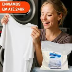 Percarbonato De Sódio Puro 100% Tira Manchas Refinado 1Kg Limpador Roupas Clareador Geral