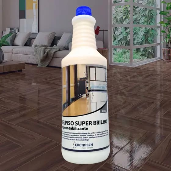 Impermeabilizante Líquida Incolor Manta Brilho 1L Belpiso Super Antiderrapante Multiuso Pisos Laje