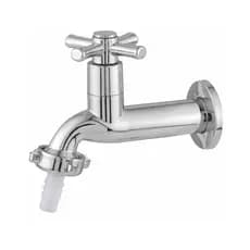 Torneira Para Jardim Ou Lavanderia 1031 Com Bico De 3/4 Na Cor Cromado C31