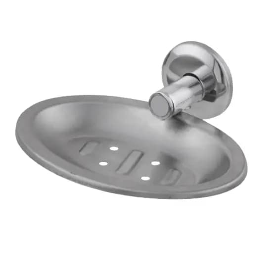 Saboneteira Inox Cromada Parede com Fixação dupla