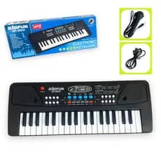 Mini Teclado Musical Eletronico 37 Teclas Piano Brinquedo 8 Ritmos Para Crianças com Microfone BF-430A1