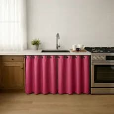 Cortina De Pia 2,80x0,90 Com Ilhós Elegante Oxford Grosso