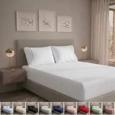 Jogo de Cama Queen 3 Peças Ponto Palito Micropercal 400 Fios Luxo Qualidade Extrema