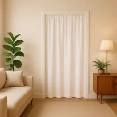 Cortina para Porta Elegance 1,40 x 2,10 - Ideal para Quarto, Sala, Cozinha e Separação de Ambientes