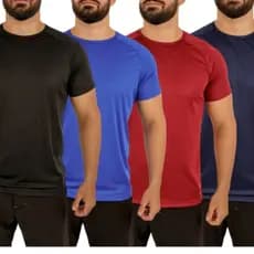 Kit 4 Camisa Dry Fit Masculino - Academia - Esporte - Futebol - Corrida - Crossfit