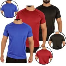 1 Camiseta Masculina Dryfit Academia/Esporte/Caminhada Várias Cores e Tamanhos