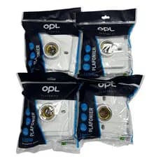 4un Plafon Soquete Porcelana Quadrado Opl Branco