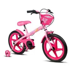 Bicicleta Infantil Fofys Aro 16 Rosa e Fúcsia Verden