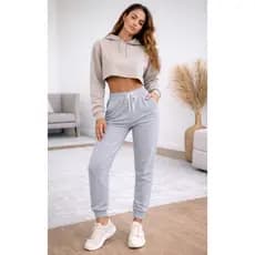 MOLETOM FEM calça estilo skiny com bolso e ajuste na cintura