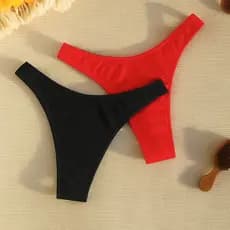 Calcinha Biquíni Asa Delta com Forro Suplex Sem Transparência Marquinha de Sol