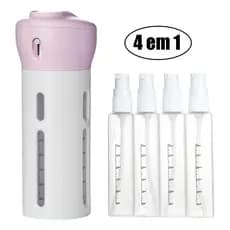 Dispenser P/ Shampoo Sabonete 4 em 1 Mala Viagem Praia Acade