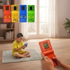 Mini Game Portátil Brick Game 9999 em 1 Retrô Tetris