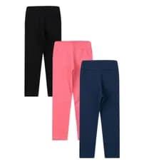 Kit 3 Calças Legging Feminina Infantil/Juvenil – Conforto e Estilo