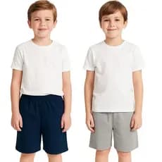 Shorts Masculino Infantil | Tamanhos 1 ao 14 | Conforto e Estilo para o Dia a Dia