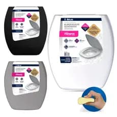 Assento Tampa de Vaso Almofadado Quadrado Atlas Primula Sabatini Anturius Versato Cannes Etna Fit