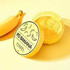 Pó Banana Fenzza HD Matte Fixador Iluminador Antibrilho Maquiagem Profissional