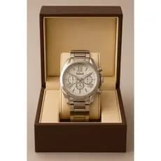 Relógio Feminino Luxo em Aço Inoxidável + caixa  Quartzo Elegante, Design Clássico e Sofisticado
