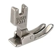 1 calcador plano de aço P351, calcador universal, para uso com máquinas de costura industriais computadorizadas.