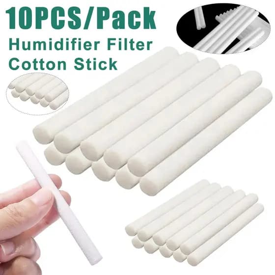 Adequado para Difusor de Aromaterapia, Umidificador, Purificador de Ar, Filtro de Algodão, Bastão de Esponja, Peças de S