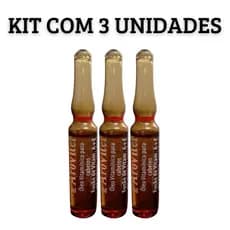 Kit 3 Ampolas Vitamina A+E 2ml - Arovitel Ampola de Vidro