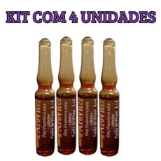 Kit 4 Ampolas Vitamina A+E 2ml -  Arovitel Ampola de Vidro