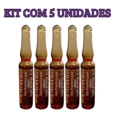 Kit 5 Ampolas Vitamina A+E 2ml -  Arovitel Ampola de Vidro