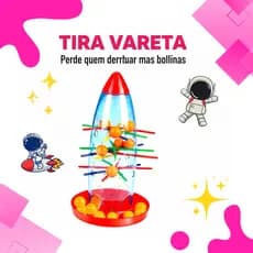 1/2/3 Jogo Tira Pega Vareta Foguete Brinquedo Interativo Jogadores Tira Palitos Diversão garantida