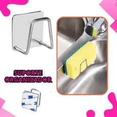 1/2/3/4/5 Suporte Porta Esponja Aço inoxidável Pia Cozinha Banheiro Multifuncional Armazenament
