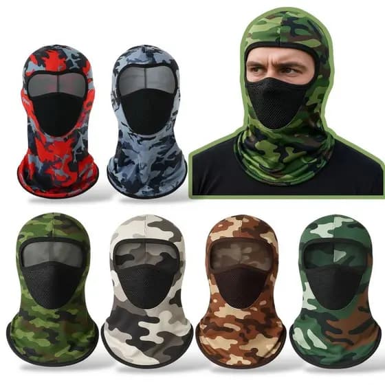 Balaclava Touca Ninja Máscara Motoqueiro Motoboy Proteção Solar UV Respirável