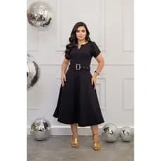 Vestido Evangelico Simone Moda Premium: Elegância e Sofisticação