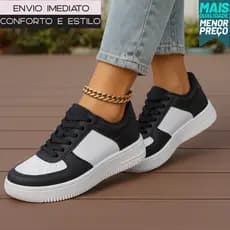 Tênis Masculino Casual Unissex Moda e Conforto 34-43