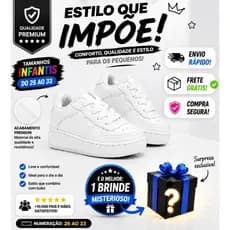 Tênis Infantil Escolar lev Casual Confortável Menino Menina Dia A Dia envio imediato+brinde surpresa