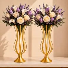 VASOS DE FERRO CHAPINHA DE 35CM LUXO DECORAÇÃO FESTAS CASAMENTO EVENTOS IGREJAS ANIVERSÁRIOS