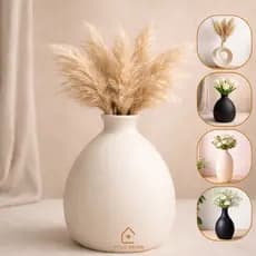 VASOS DECORATIVOS CERÂMICA ENFEITE DECORAÇÃO DE SALA MESA ESCRITÓRIO MODERNO ELEGANTE MINIMALISTA