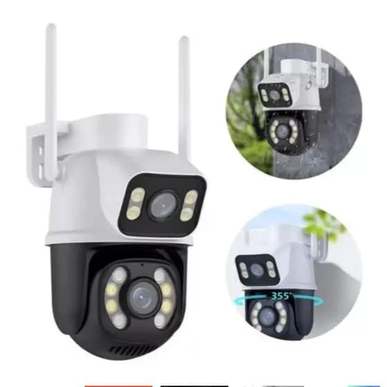 Câmera De Segurança A28B Dupla Compatível Com Alexa Wi-Fi Smart IP66 App ICSEE
