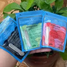 Argila em Pó 100g Phallebeauty - 3 tipos diferentes!
