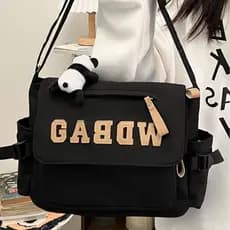 Bolsa feminina de ombro transversal zíperes capacidade bolsa mensageiro escola crossbody bolsa casual