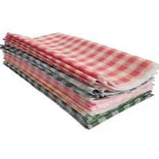 10 Toalhas De Mesa Tnt Xadrez Festa Decoracao - 70x70cm Diversas Cores