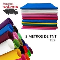 Tnt Padrão 100G - 5 Metros X 1,40 De Largura Diversas Cores