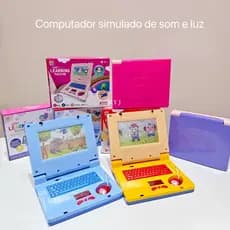 Notebook De Brinquedo Laptop Infantil Musical Com Luz Educativo Presentes para crianças