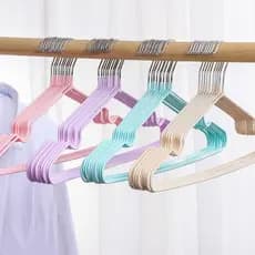 Cabide de Veludo Infantil 10 20 30 Unidades Atacado Camisetas, Vestidos, Calças Resistente